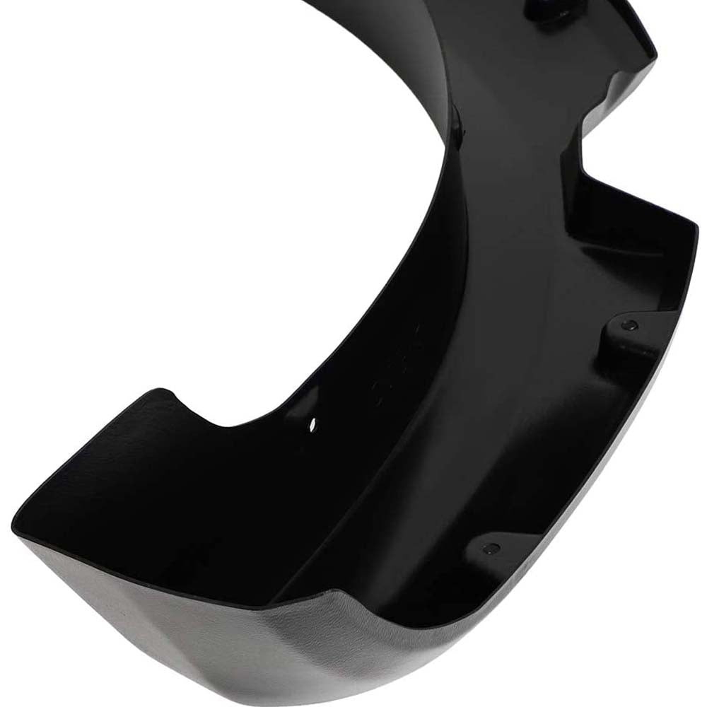 Black Pocket Rivet Style Front &amp; Rear Fender Flares Fits 04-14 Nissan Titan - Textured image 1