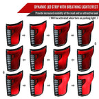 2015-2020 Ford F-150 Sequential Turn Signal Animated Red LED Bar Tail Lights image 1