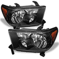 2007-2013 TOYOTA TUNDRA Headlights Assembly Black image 0