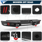2009 - 2014 F-150 Steel Rear Bumper with LED Lights image 2