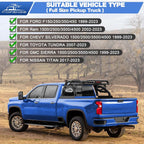 Truck Roll Bar with Basket Heavy Duty Sport Bar Chase Rack for Full Size Trucks image 2