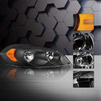 Headlight Assembly Replacement for 2006-2013 Chevy Impala / 06 07 Chevy Monte Carlo / 14-16 Chevy Impala Limited Black Housing image 3