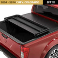 3-Fold Soft Tonneau Cover for 2004 - 2014 Chevrolet Colorado (5ft Box) image 0