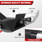 2009 - 2012 Dodge RAM 1500 Full Width Front Bumper - With Winch Plate, LED Lights, D-rings image 4