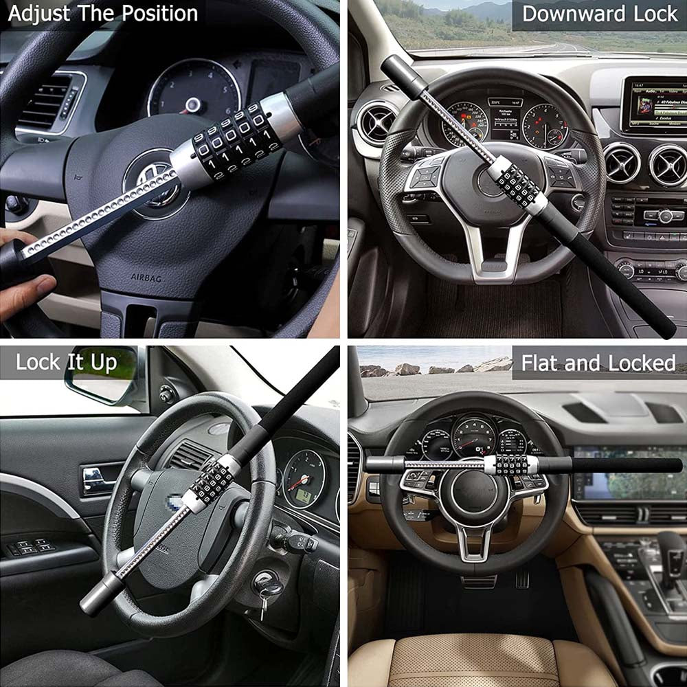 Universal Steering Wheel Lock 5 Digit Combination Anti Theft image 2