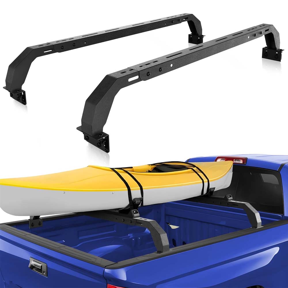 Overland Bed Racks Truck Cargo Carrier – Heavy Duty, Adjustable Truck Rack for Pickup Trucks image 1