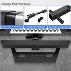 Hitch Step fit for Vehicles with 2" Towing Receiver, Protect Rear Bumper Bar image 2