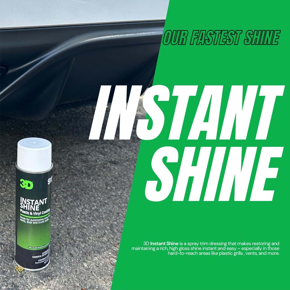 3D Instant Shine Trim, Vinyl, Plastic Spray (AEROSOL) 11OZ image 2