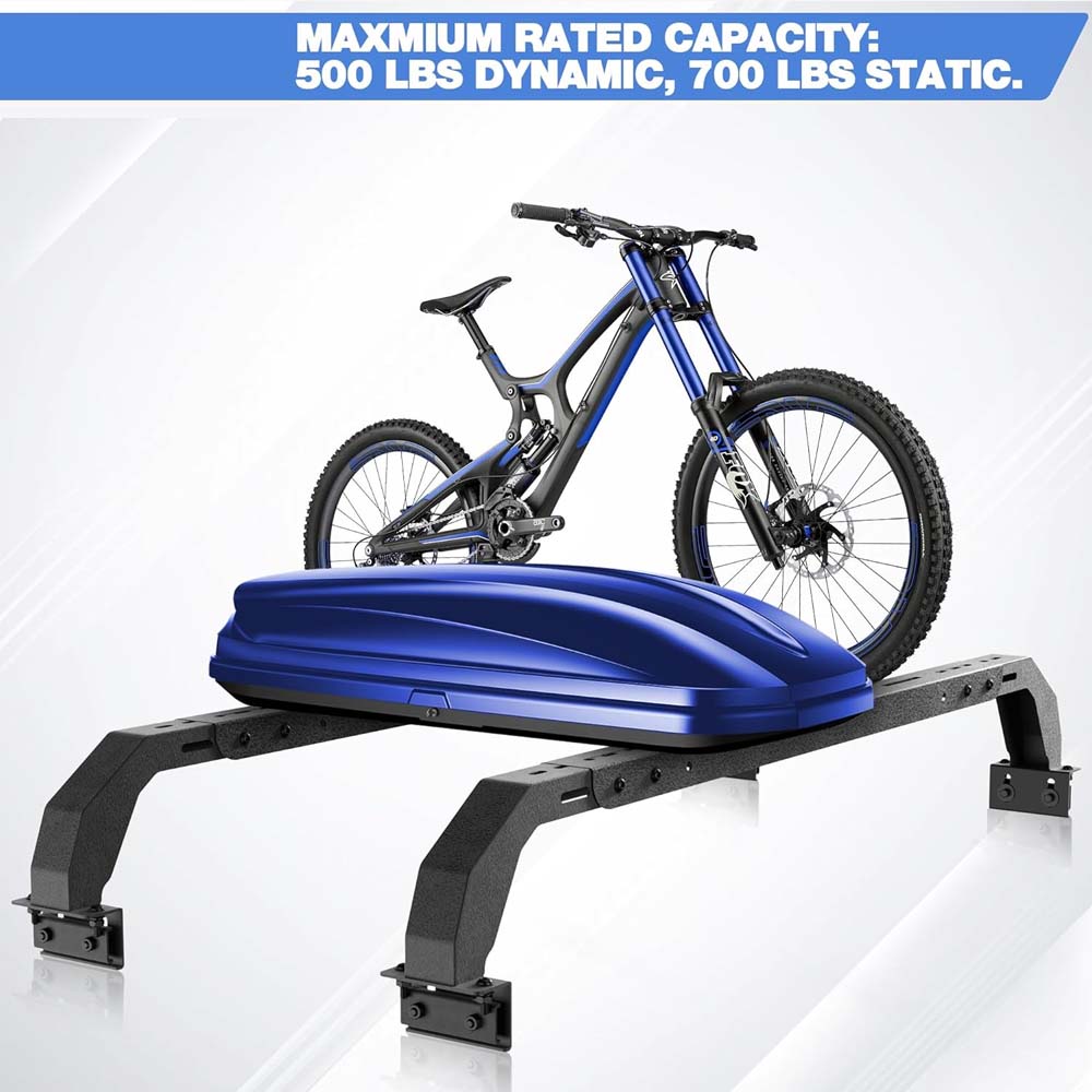 Overland Bed Racks Truck Cargo Carrier – Heavy Duty, Adjustable Truck Rack for Pickup Trucks image 6