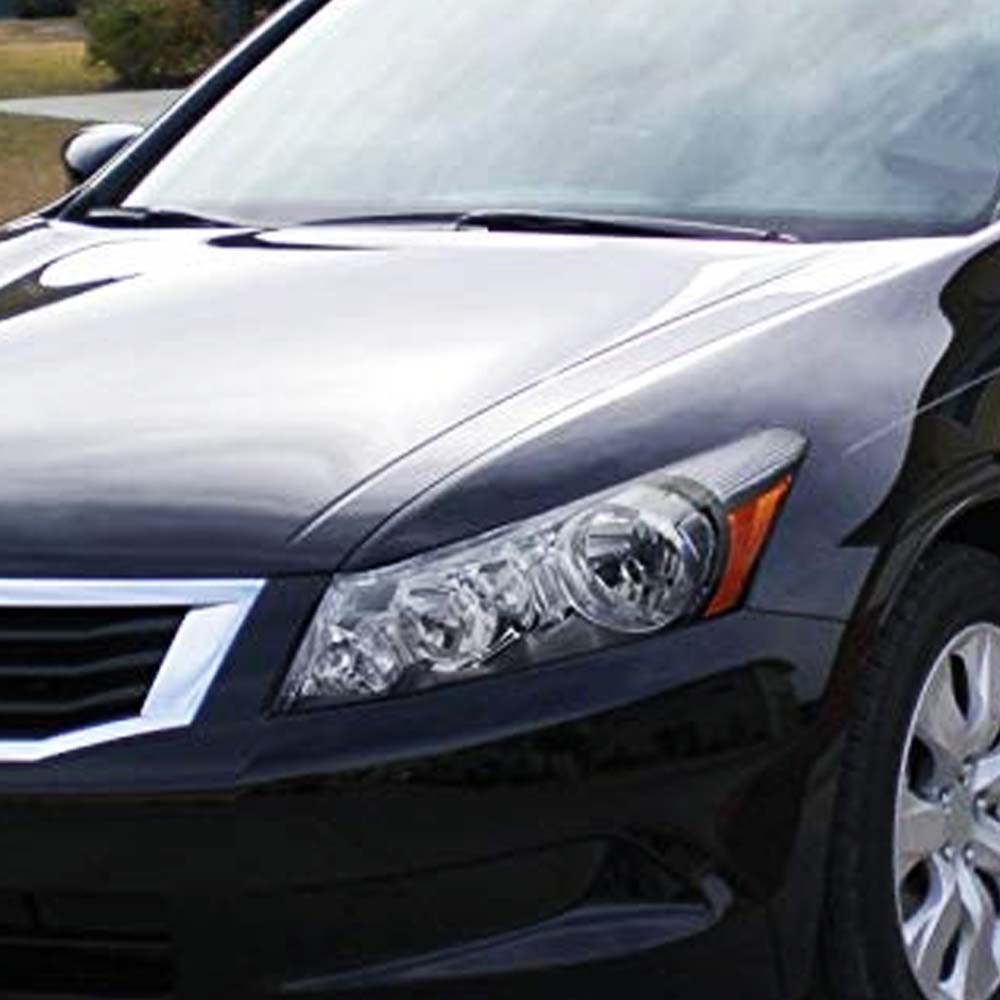 2008-2012 Honda Accord Headlights Diamond Black 4Dr Sedan Head Light Lamp Assembly image 2
