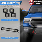 2019–2024 RAM 1500 New Body Front Steel Bumper image 3