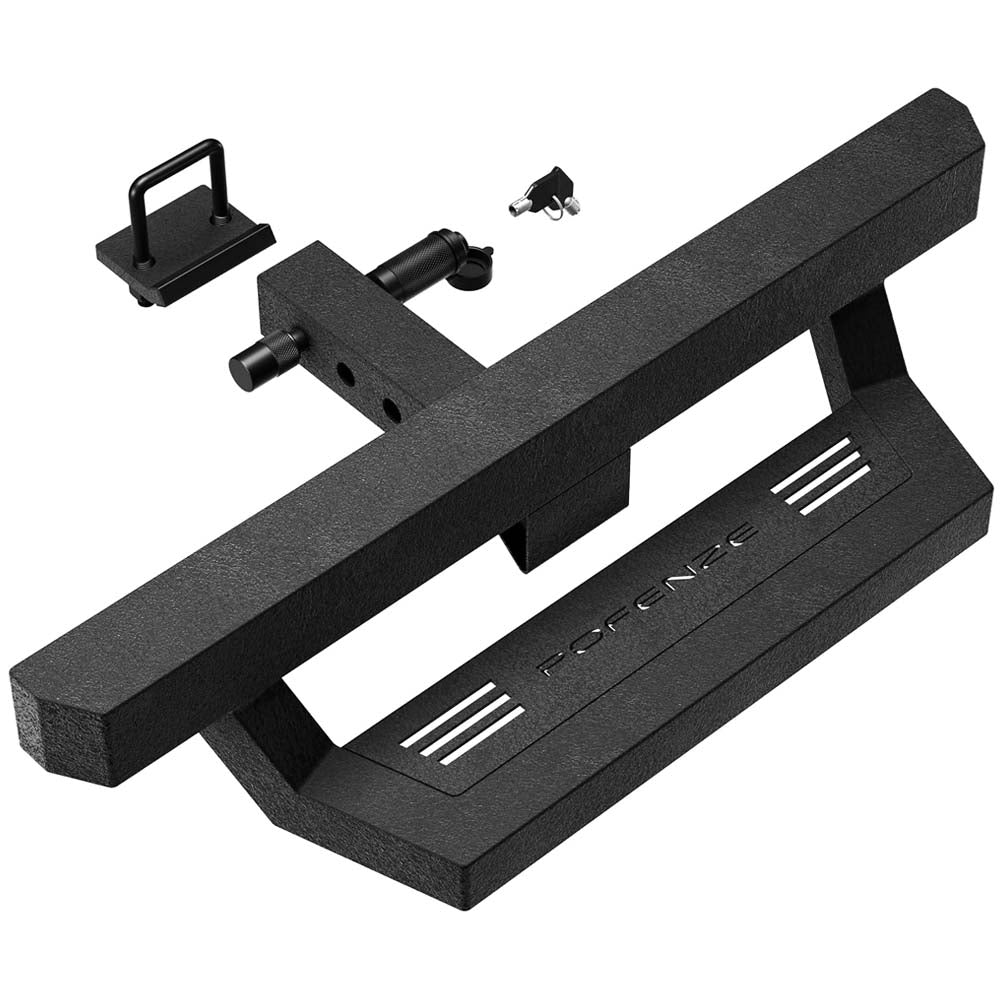 Hitch Step fit for Vehicles with 2" Towing Receiver, Protect Rear Bumper Bar image 0