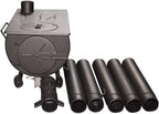 Portable Camp Wood Stove Foldable Legs Camping Outdoor Tent Heating and Cooking Wood Tent Stove image 2