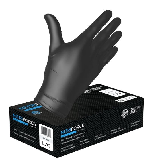 NitriForce Supply Chain Textured Nitrile Disposable Gloves image 0