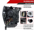 2021-2025 Ford F-150 Projector Headlight w/ Switchback Sequential Turn Signal LED Bar (Black Housing / Clear Lens) image 3