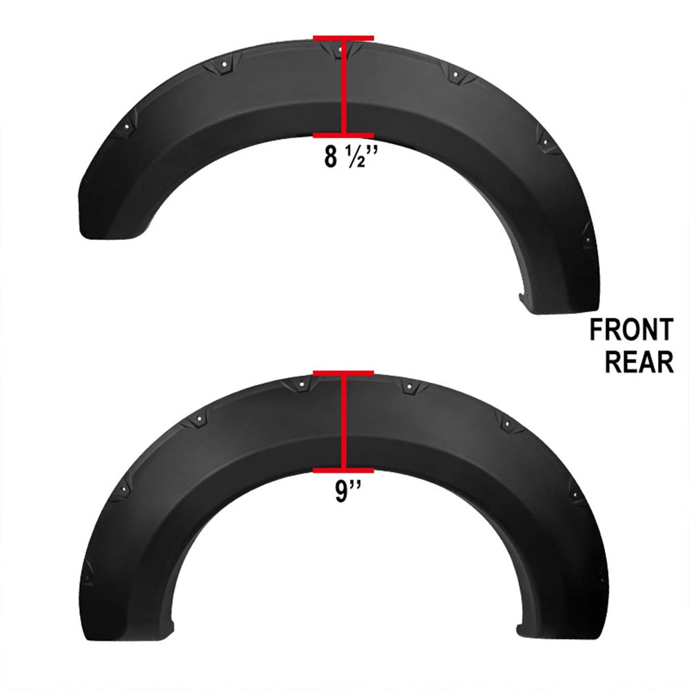 2017 - 2022 Ford F-250 / F-350 Pocket Style Fender Flares image 1