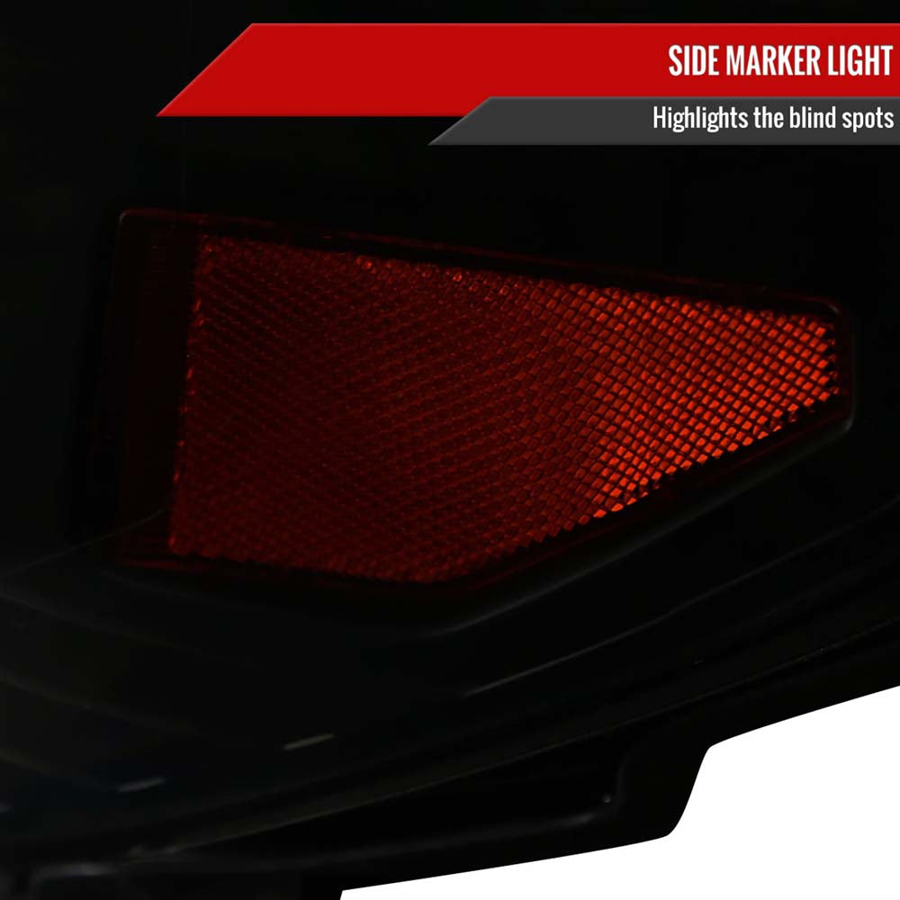 2014 - 2021 Toyota Tundra LED C-Bar Projector Headlights w/ Sequential Arrow Turn Signals (Black Housing/Smoke Lens) image 5