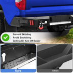 2014 - 2021 Toyota Tundra Rear Steel Bumper image 6