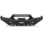 2016 - 2024 Nissan Titan XD Full Width Front Bumper - With Winch Plate, LED Lights, D-rings image 0