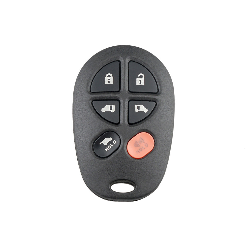 6 Buttons 315Mhz Smart Keyless Entry Car Fob Remote Key For Toyota Sienna GQ43VT20T image 0