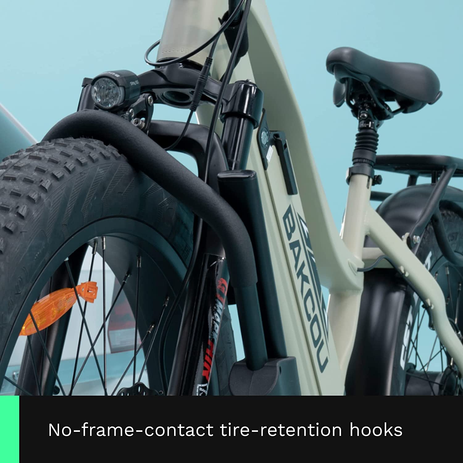 2 BIKE KAC C2 HITCH FRONT CLAMPING PLATAFORM BIKE RACK 120 Lb. HEAVY DUTY image 2