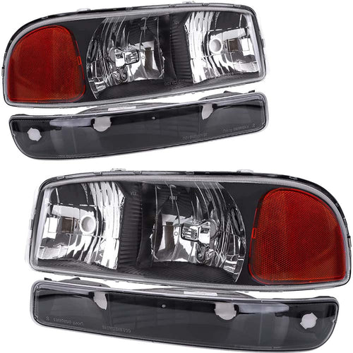 1999-2006 GMC Sierra 1500 2500 3500/00-06 GMC Yukon Headlight Assembly image 0