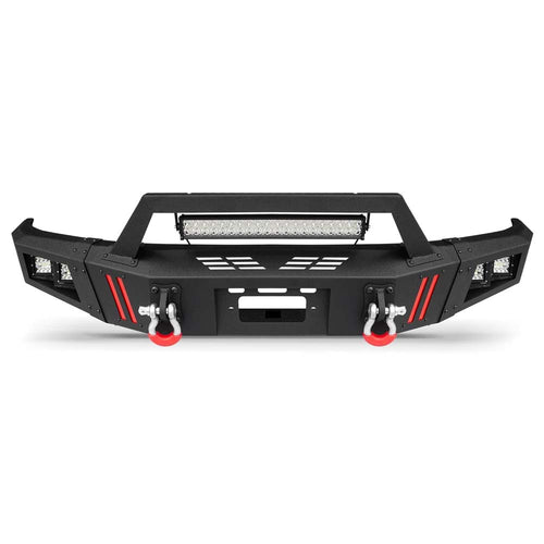 2009 - 2014 F-150 Steel Front Bumper With LED Lights image 0
