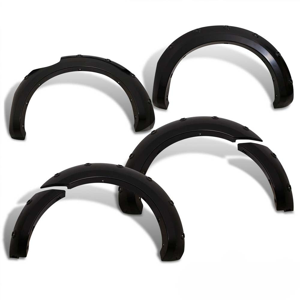 2011 - 2018 Ford Ranger T6 Pocket Style OE Matte Black Fender Flares Set - Smooth image 0