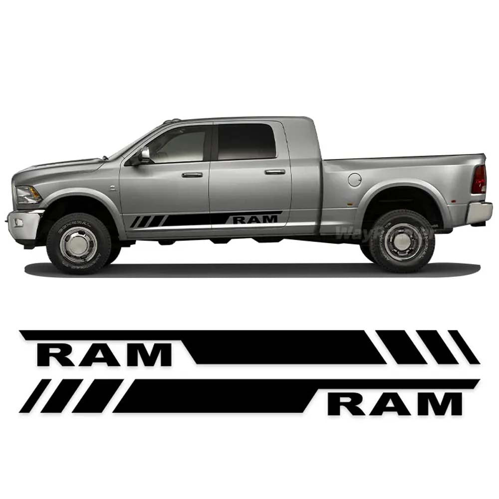 Rodney Ram Sticker Ram Truck Side Vinyl Decal Sticker – Full Auto Parts and Accessories