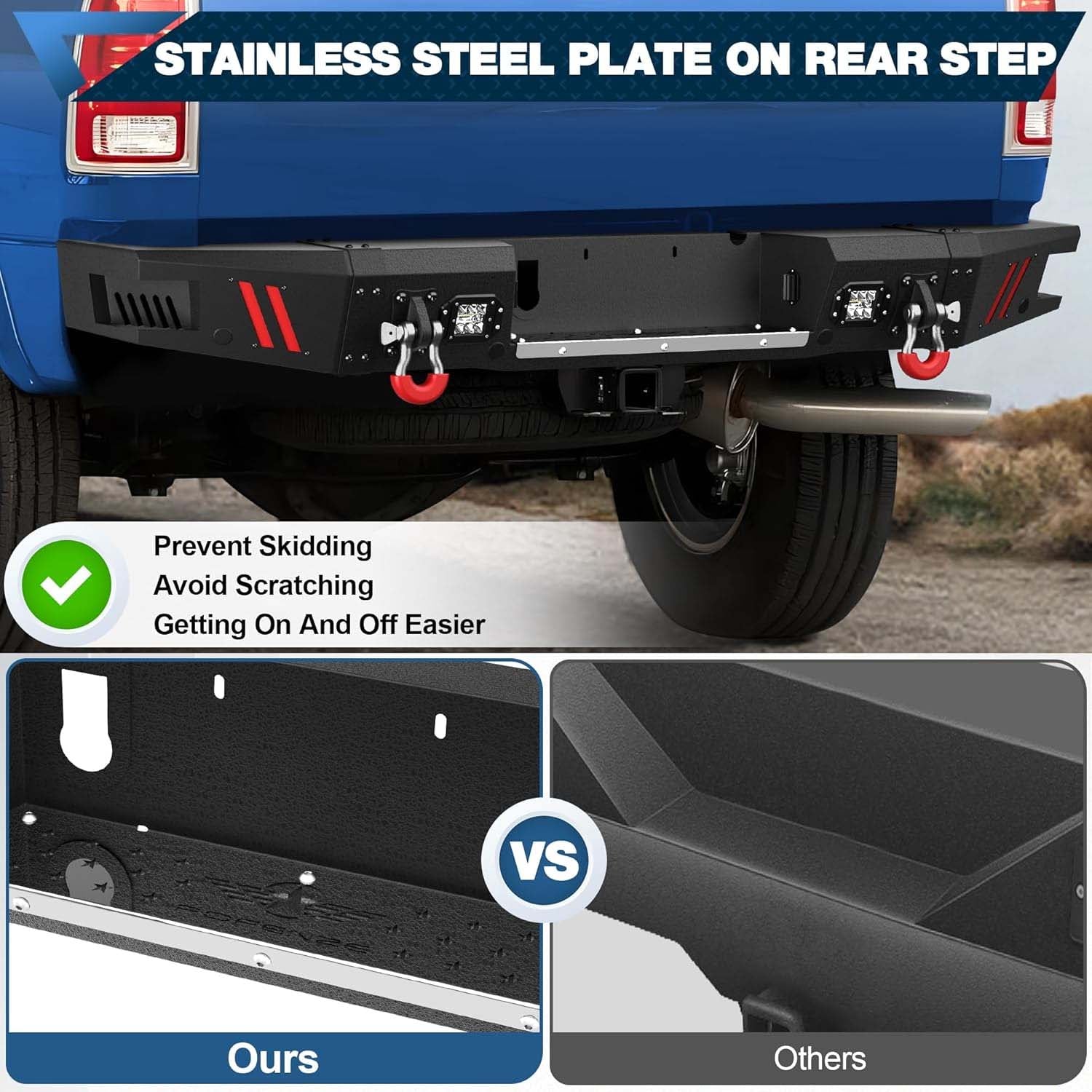 2010 - 2018 Dodge RAM 2500 3500 Heavy Duty Rear Bumper image 5