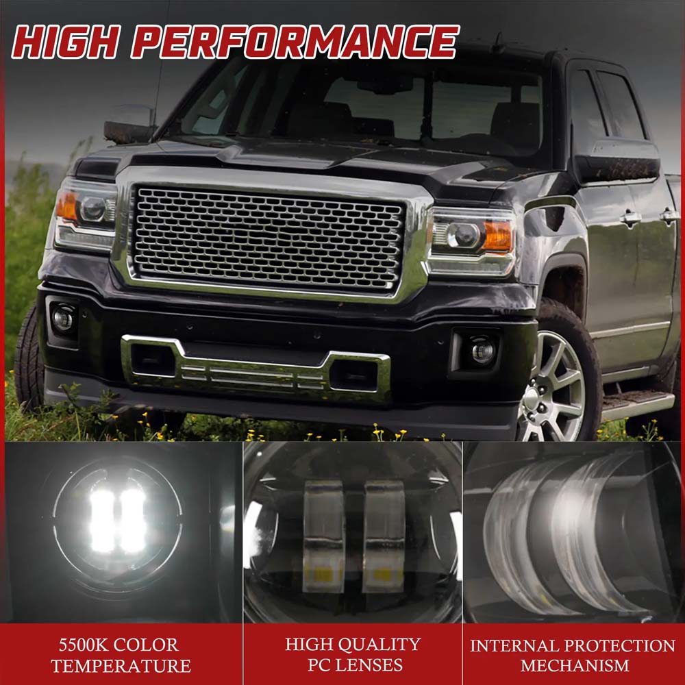 2014-2015 GMC Sierra 1500 LED Fog Lights image 4