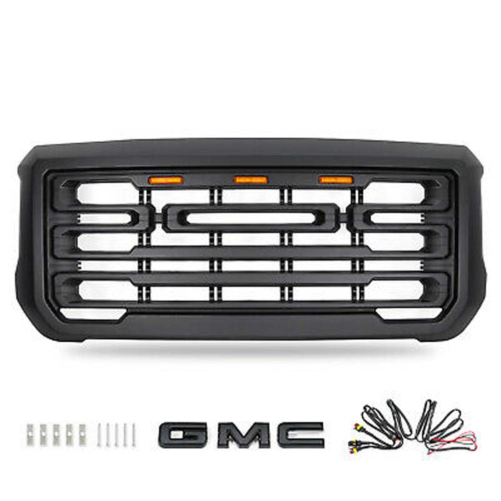 2015 - 2019 GMC Sierra 2500HD / 3500HD Grille With LED image 1
