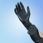Box of 100 Black Nitrile Gloves image 2