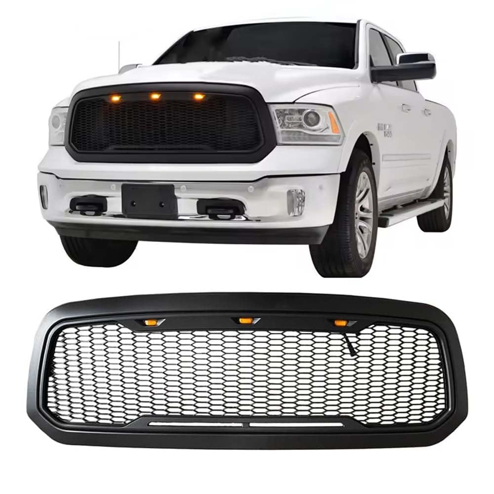 2013 - 2018 Dodge Ram 1500 Grille Mesh Type w/ LED image 2