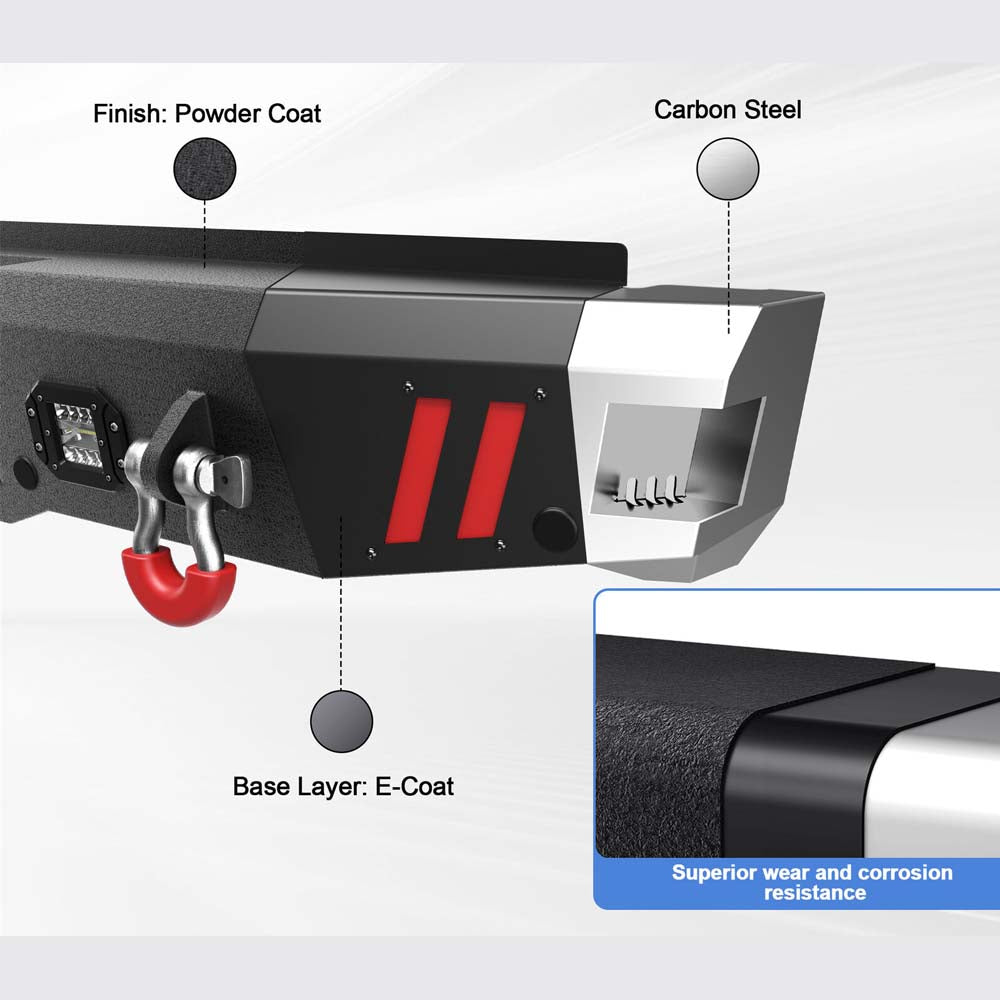 2011 - 2016 F-250 / F-350 Truck Rear Bumper and LED Lights image 3