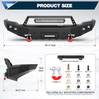 2014–2015 GMC Sierra 1500 Off-Road Front Steel Bumper image 2