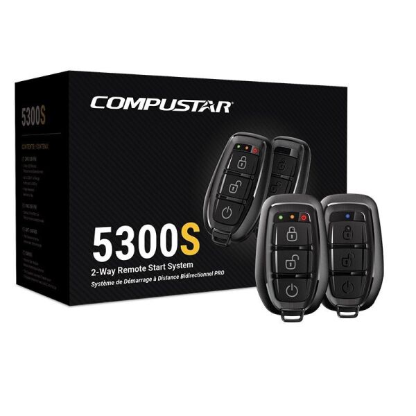 ALL-IN-ONE 2-WAY REMOTE START BUNDLE 3000ft Max 2 Way LED Remote CompuStar 5300-S