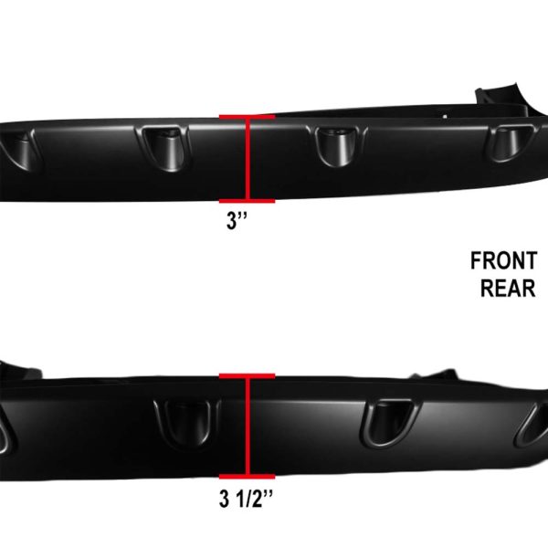 1994 - 2001 Dodge RAM 1500 2500 3500 Pocket Style Fender Flares - Image 3