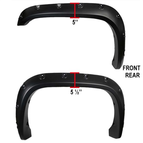 1994 - 2001 Dodge RAM 1500 2500 3500 Pocket Style Fender Flares - Image 2