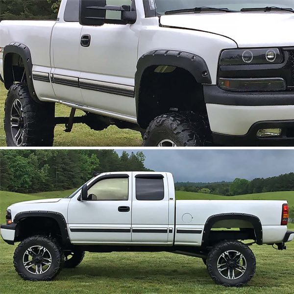 1999 - 2006 Chevrolet Silverado / GMC Sierra Pocket Style Fender Flares - Image 5