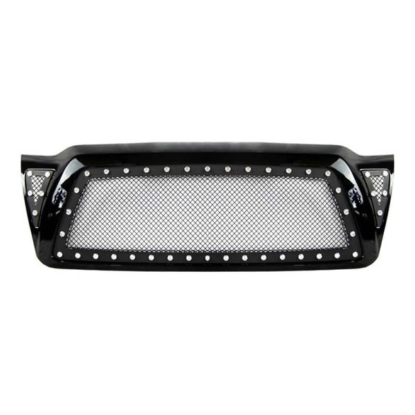 2005 - 2011 Toyota Tacoma Grille With Mesh and Rivets