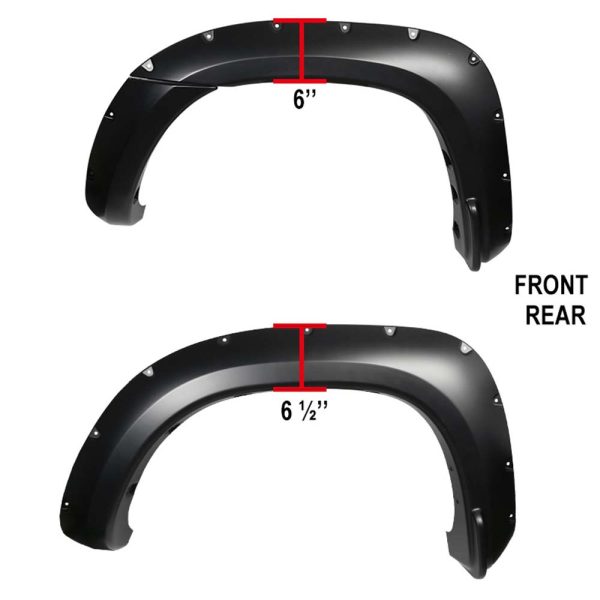 2005 - 2011 Toyota Tacoma Pocket Style Fender Flares (6ft) - Image 2