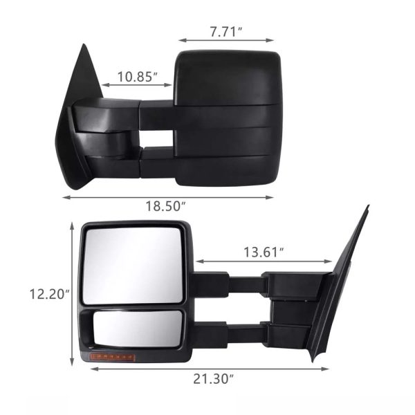 2007-2014 FORD F-150 Towing Mirrors - Image 3