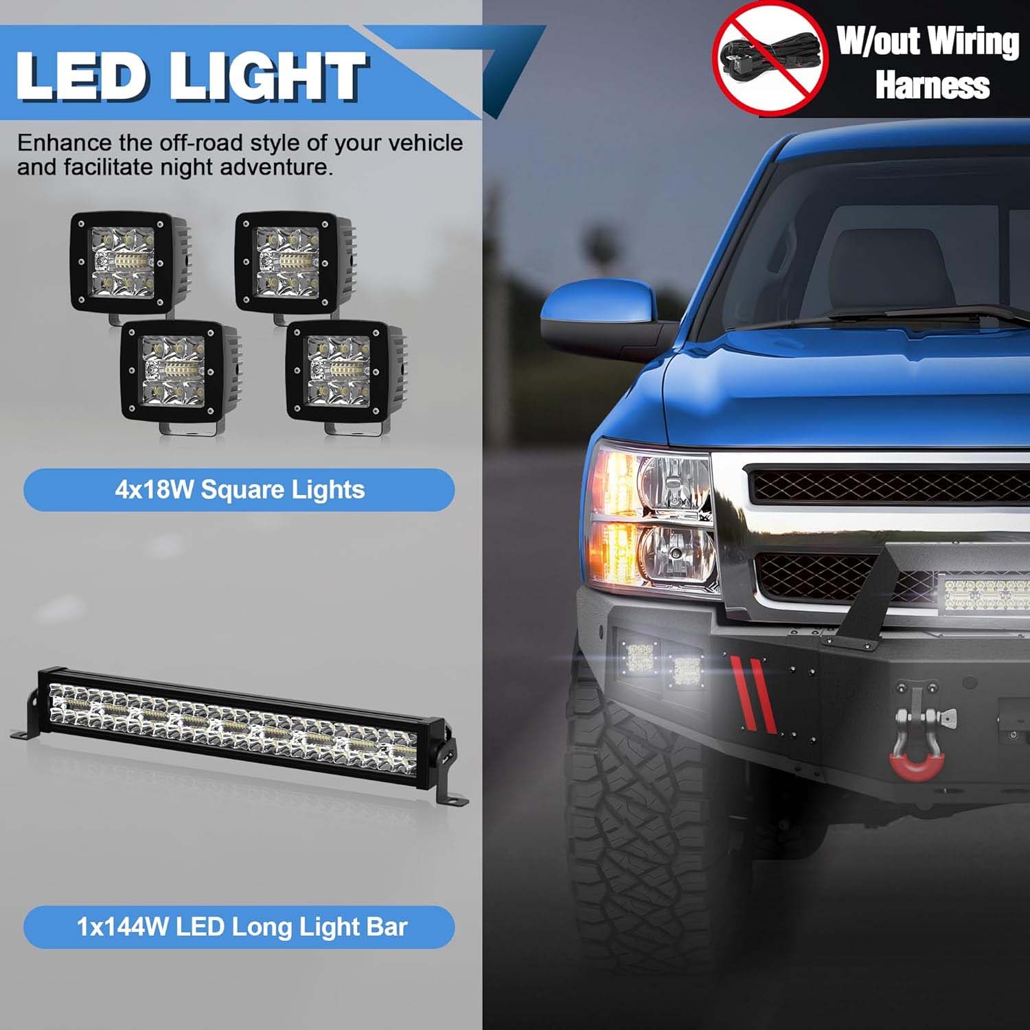 2007 - 2013 Silverado 1500 Front Steel Bumper - Image 7