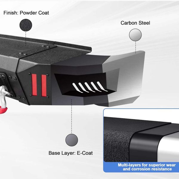 2007 - 2013 Tundra Rear Steel Bumper With LED Lights - Image 5