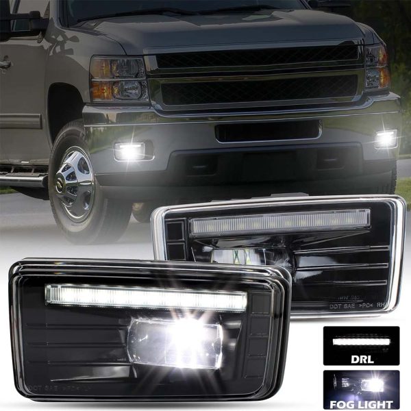 2007 - 2013 Chevrolet Silverado 1500 LED Fog Lights - Image 2