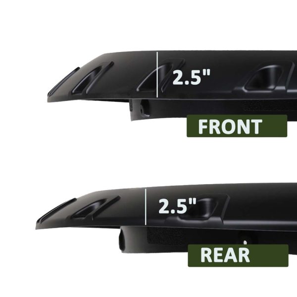 2009 - 2023 Dodge RAM 1500 Classic Pocket Style Fender Flares - Image 3