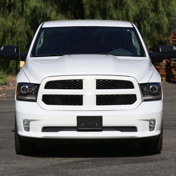 2009-2018 Dodge RAM 1500 / 2019-2021 RAM Classic / 2010-2018 RAM 2500 3500 Switchback Sequential LED Bar Projector Headlights (Matte Black Housing/Clear Lens) - Image 7