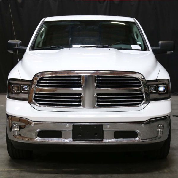 2009-2018 Dodge RAM 1500 / 2019-2021 RAM Classic / 2010-2018 RAM 2500 3500 Switchback Sequential Projector Headlights (Matte Black Housing/Clear Lens) - Image 10