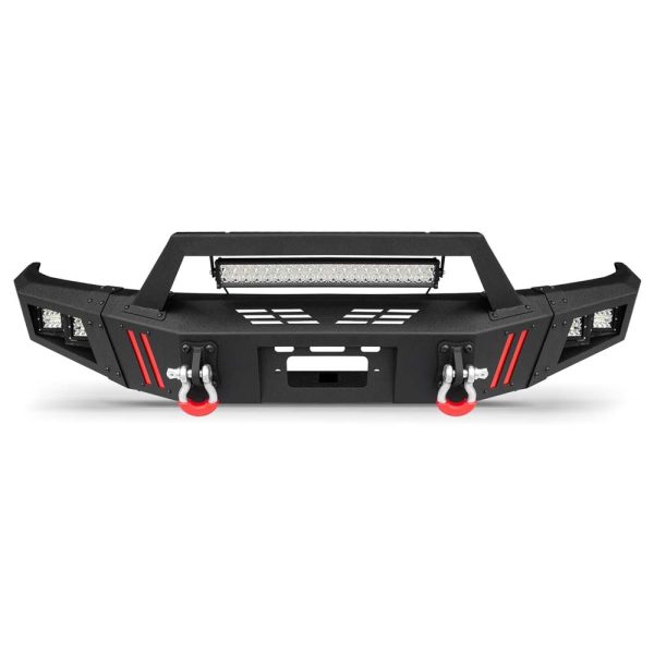 2009 - 2014 F-150 Steel Front Bumper With LED Lights